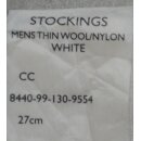 Stockings, Thin, Wool/Nylon, white