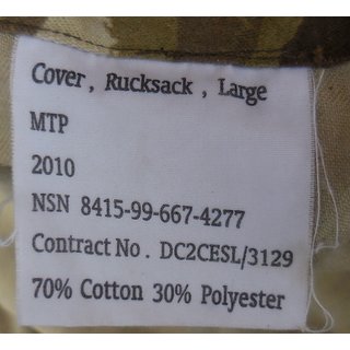 Cover, Rucksack, Large, MTP