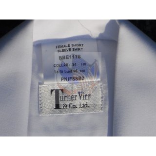 PSNI Female Short Sleeve Shirt, wei, Typ2