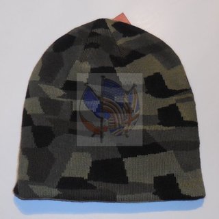 Hunters Signal Watch Cap, Camo / Signal red