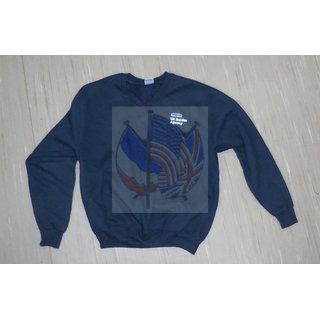 UK Border Agency Sweatshirt, V - Neck, Typ 272, blau