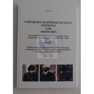 Uniformen, Kopfbedeckungen, Effekten, Abzeichen SBZ / DDR 1945-57