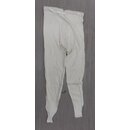 Lange Unterhose, weiß, gerippt, 50er/60er Jahre