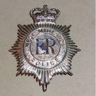 Helmabzeichen West Midlands Police 