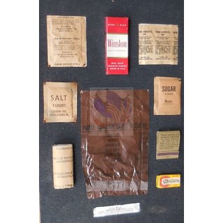 Accessory Packet mit Zigaretten, Vietnam C-Ration