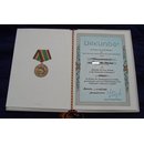 Major, 1960, Faithfull Service Medal NVA, silver/gold