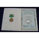 Oberleutnant, 1957, Treue Dienste NVA, bronze ohne Wappen...