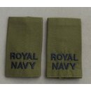 Rank Slides, Royal Navy,  olive
