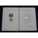 First Lieutenant, 1966, Faithfull Service Medal NVA, silver