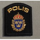 Armabzeichen, Polizei, Schweden, gestickt