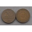 Coins,  20 Pfennig of the GDR