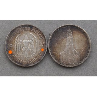 5 Reichsmark Coin, Mint A