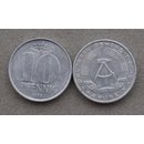 Münzen  10 Pfennig der DDR