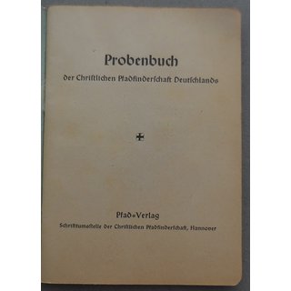 CPD, - Neuling-Jungpfadfinder Probenbuch