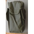 French Gas Mask Carrier, olive, rubberized