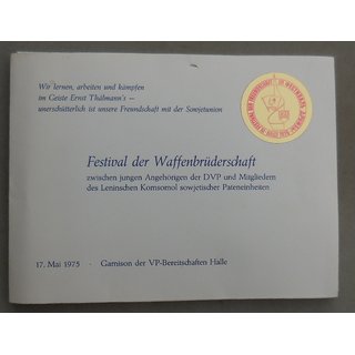 Bilderserie, Festival der Waffenbrderschaft, Garnision d. VP-Bereitschaften Halle 1975