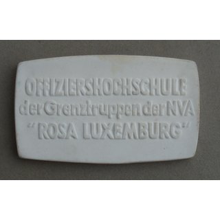 Offiziershochschule der GT Rosa Luxemburg Plakette