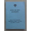 Notes for New Lieutenants, USMA