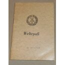 Wehrpaß, DDR