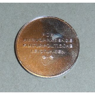 Johannes R. Becher Medaille, silber