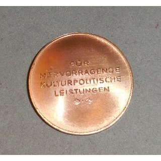 Johannes R. Becher Medal, bronze