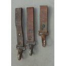 Swedish Leather Belt Loop with Snap Hook, WWII