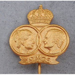 Carl XVI. Gustav & Silvia Wedding Commemorative Badge