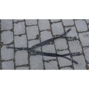 Leder -  Koppeltragegestell schwarz, mit Ringen und...