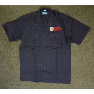 ECFRS Uniform Shirt - Essex County Fire & Rescue Service, Short Sleeve, blue, Male