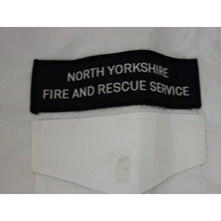 NYFRS Uniformemd, North Yorkshire Fire & Rescue Service, Langarm, wei Typ2