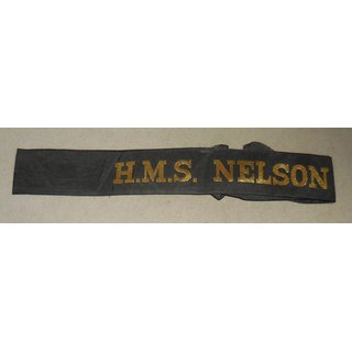 H.M.S. N  Navy Cap Tally