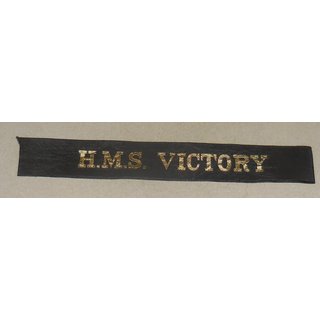H.M.S. V  Navy Cap Tally