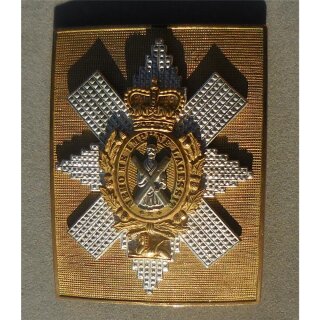 Black Watch Cross Belt Plate