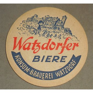 Konsum-Brauerei Watzdorf  Coaster