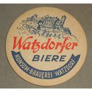 Konsum-Brauerei Watzdorf Bierdeckel