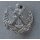 Queens Own Highlanders Sporran Badge