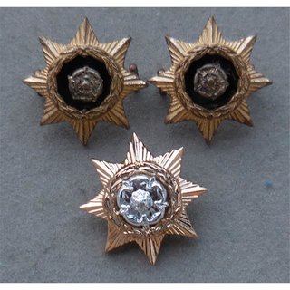 The PWO Rgt. of Yorkshire Collar Badges
