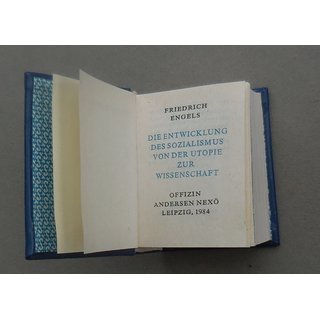 Friedrich Engels, Miniaturbuch, 1970