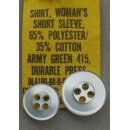 Plastic Buttons for Service Shirts