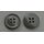 Plastic Buttons, 4-Hole