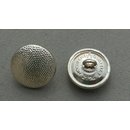 Uniform Buttons, pebbled, glossy silver