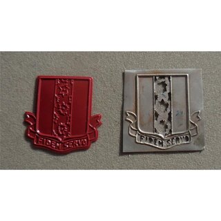 599th Armored Field Artillery Bn.  Attachment for Wall Plaques