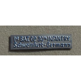 1st Battle Group - 30th Infantry - Schweinfurt - Germany Attachment for Wall Plaques