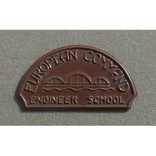 European Command Engineers School Attachment for Wall Plaques