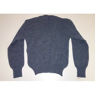 Belgian Sweater, V-Neck, blue-grey