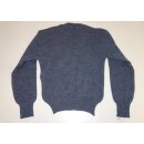 Belgian Sweater, V-Neck, blue-grey