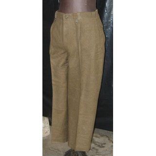 M 46 Uniform Pants in brown wool fabric