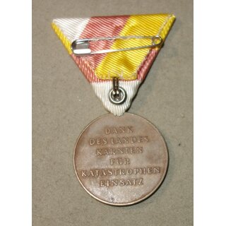 Carinthia Commemorative Medal for Disaster Relief, bronze