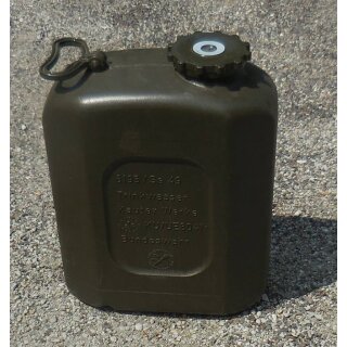 Wasserkanister 20 Liter, Kunststoff oliv