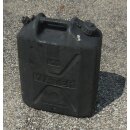 Wasserkanister 20 Liter, Kunststoff schwarz